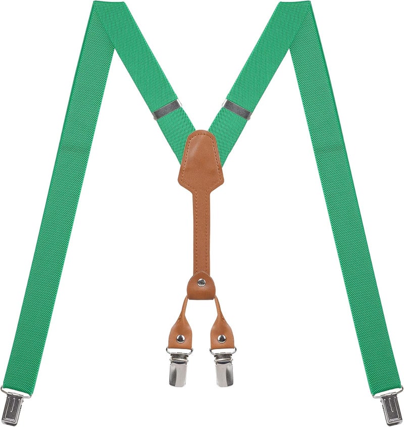 Action Ward Store Women's Suspenders - 1" Width - Y Back 4 Clip Skinny Ladies Suspenders - Image 1